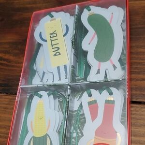 Festive Food-Themed Gift Tags Set